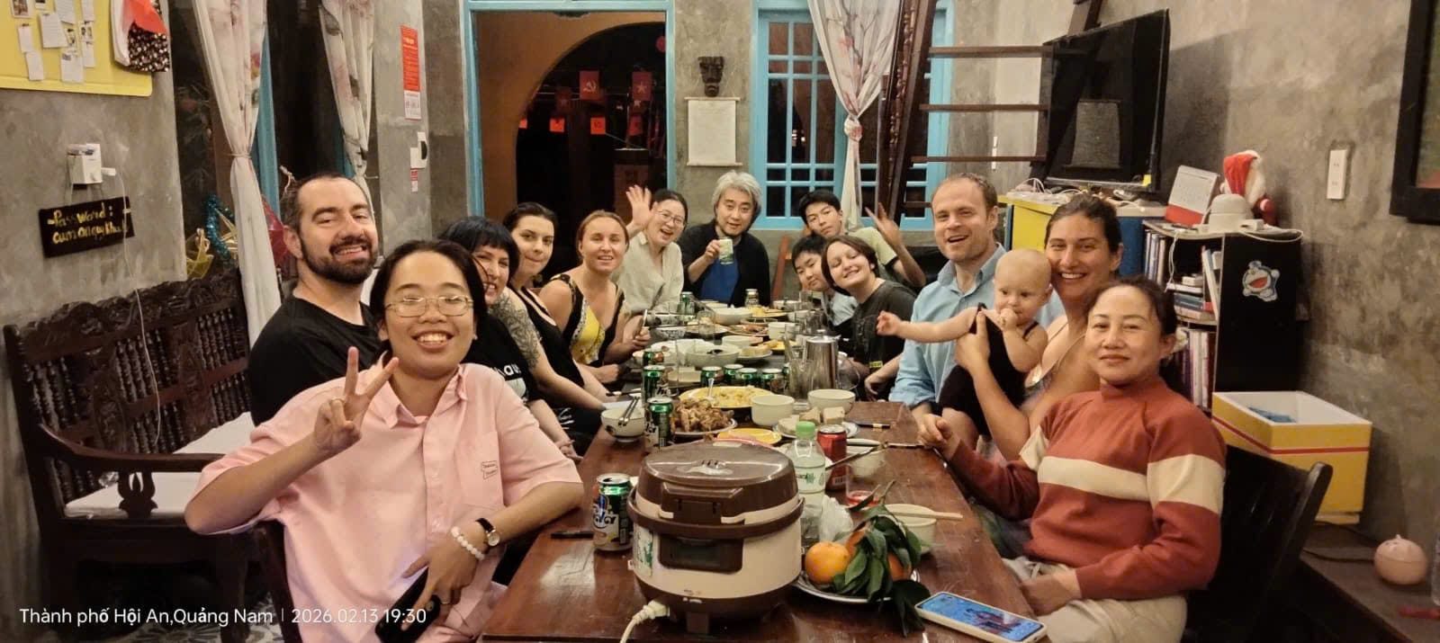 Everyone around one table — the way meals should be