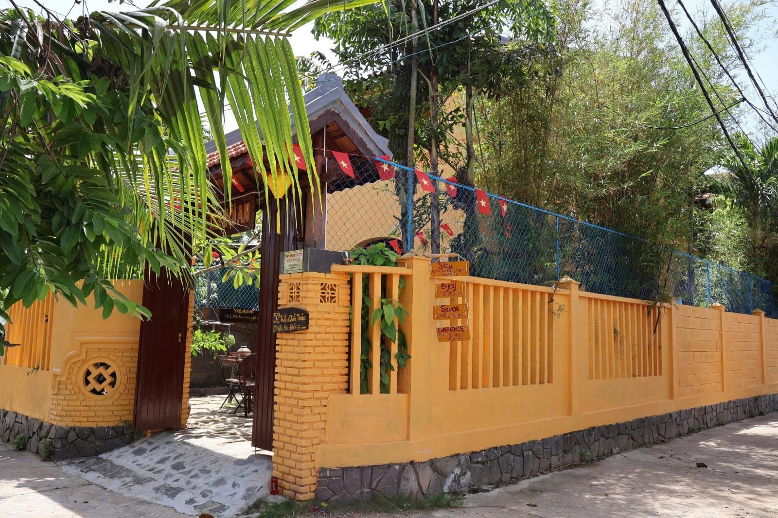 Tre Hoi An Heritage Inspired Home — our home on a quiet Hoi An lane, with yellow walls and bamboo